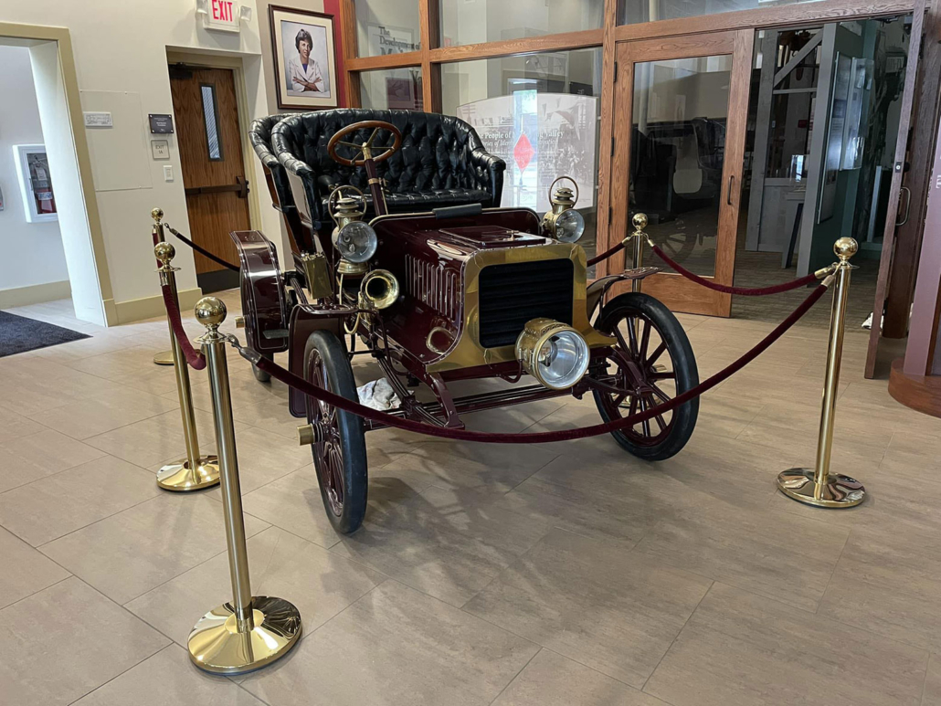 Historical items displayed at the Tyler History Center.