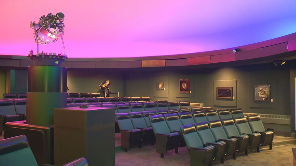 Ward Beecher Planetarium on the YSU campus.