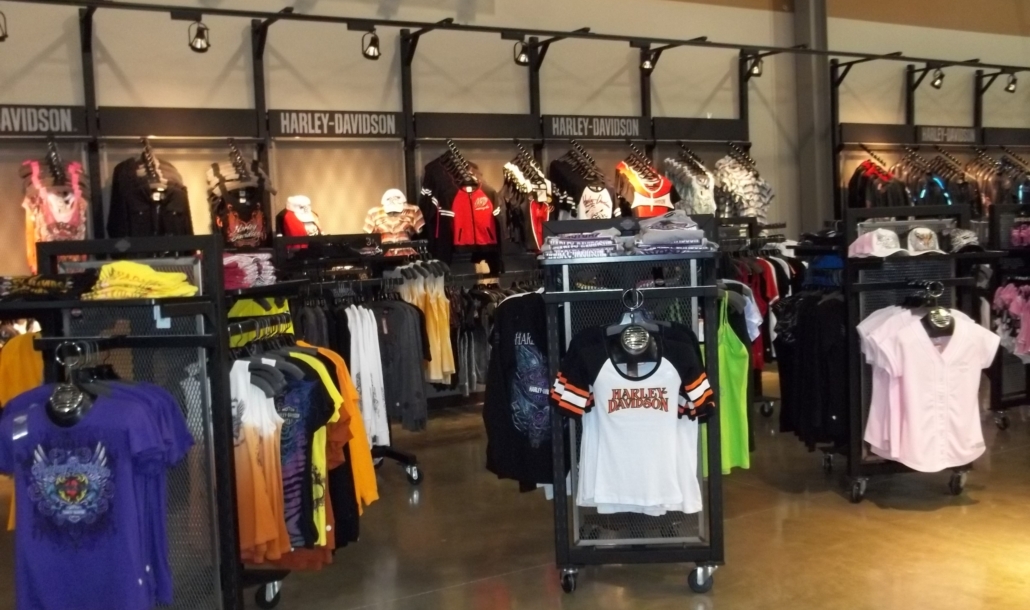 Youngstown Harley-Davidson showroom.