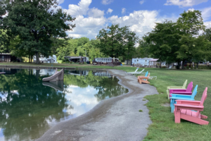 Campground at Western Reserve Park RV Resort & Campground.