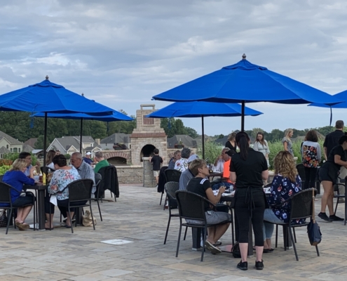 Kennsington Patio during lunch time.